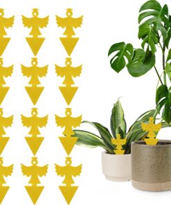 Professor Q Gele vangplaten voor planten – geel – 12 stuks – engelenvorm - detailfoto 2