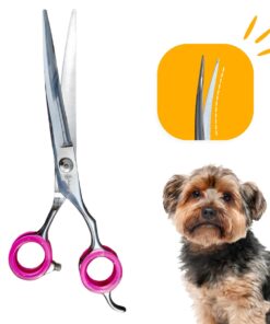 Professor Q Trimschaar voor honden, omhoog gebogen – 7,5 inch – roze - detailfoto 6