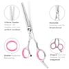 Professor Q Effileerschaar voor haar – 17 cm – roze