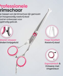 Professor Q Hondentrimset – 25 cm – roze – 4 stuks - detailfoto 2