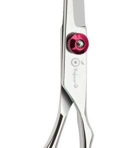 Professor Q Gebogen trimschaar voor honden – 20 cm – roze - detailfoto 4
