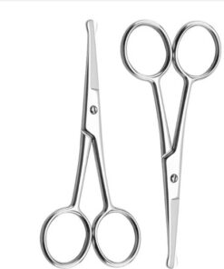 Professor Q Potenschaar met afgeronde punt – 11,50 cm – zilver