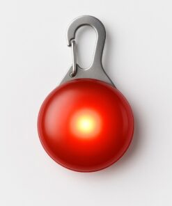 Professor Q LED-hondenlampje – rood - detailfoto 8