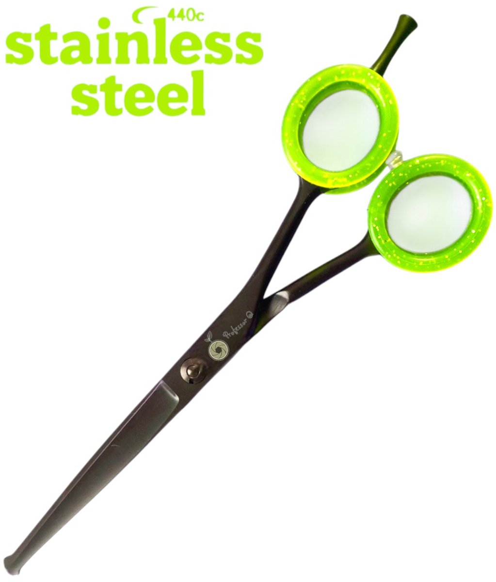 Professor Q Trimschaar voor honden – 14 cm – zwart/groen