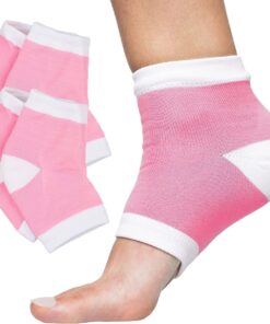 Professor Q Hielsokken met gelpad – roze wit – 1 paar