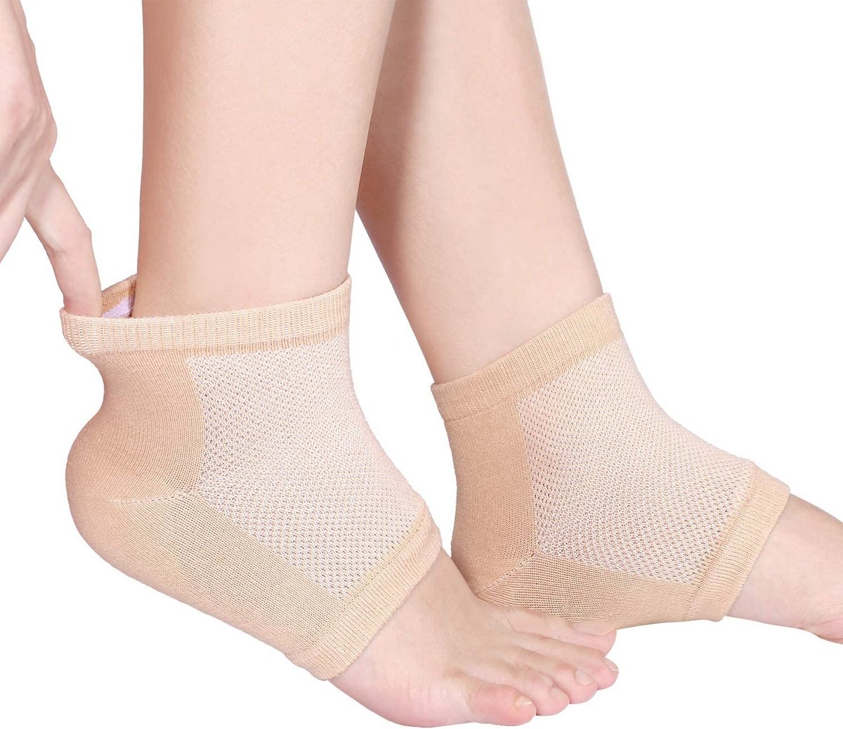 Professor Q Hielsokken met gelpad – huidskleur – 1 paar