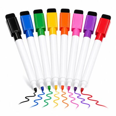 BlackBear whiteboardmarkers: set met acht inktkleuren