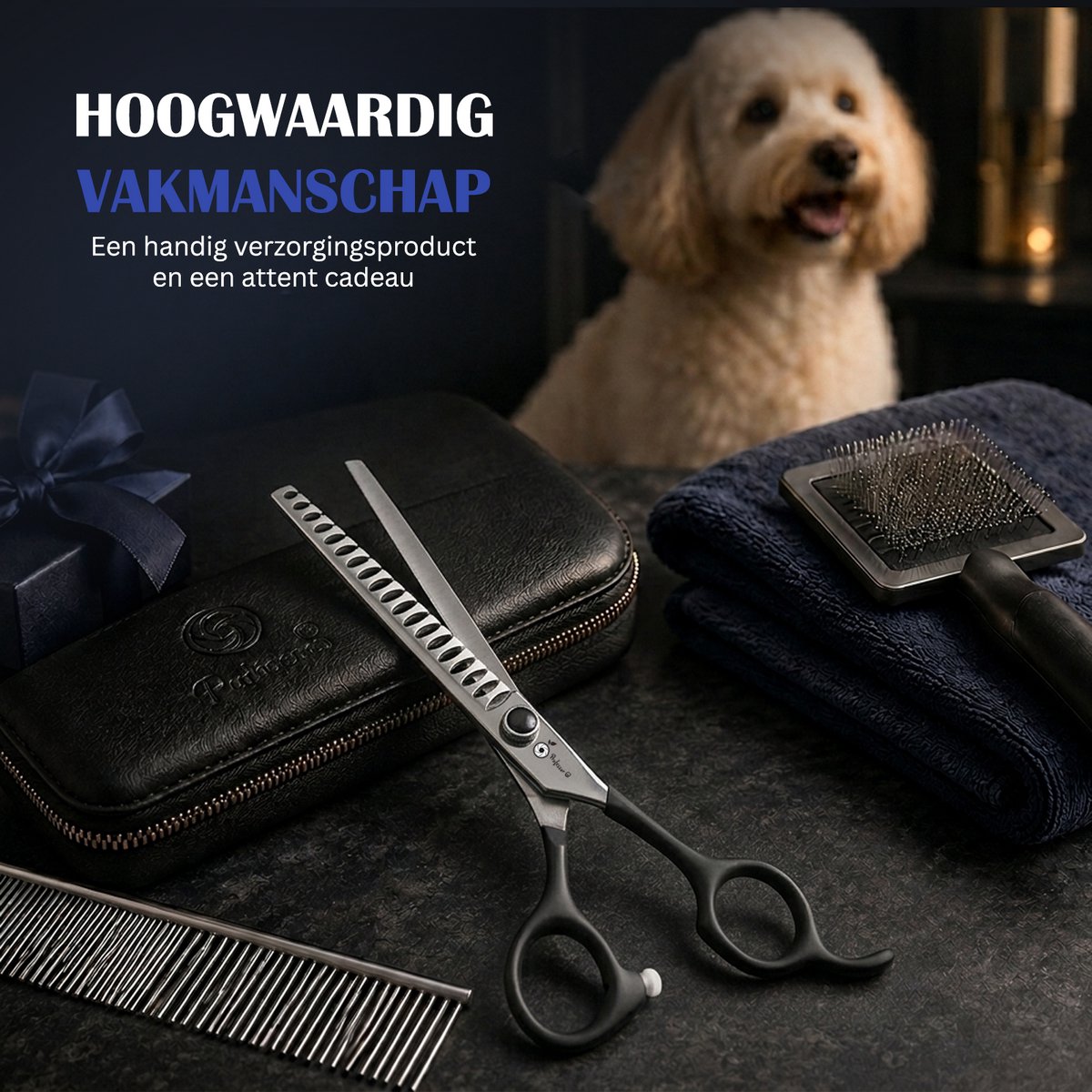 Professor Q Chunkerschaar voor honden – J2-staal – 8 inch