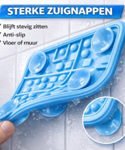 Professor Q Likmat voor honden – 20 cm – blauw
