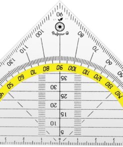 Professor Q Geodriehoek – 14 cm – 6 stuks