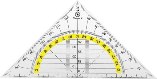Professor Q Geodriehoek – 14 cm