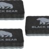 BlackBear Magnetische whiteboardwisser – zwart – 3 stuks