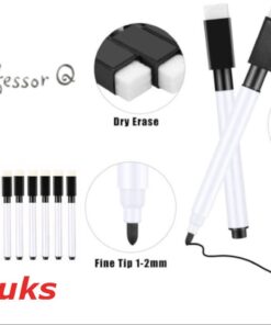 Professor Q Whiteboardmarkers – zwart – 15 stuks