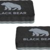 BlackBear Magnetische whiteboardwisser – zwart – 2 stuks