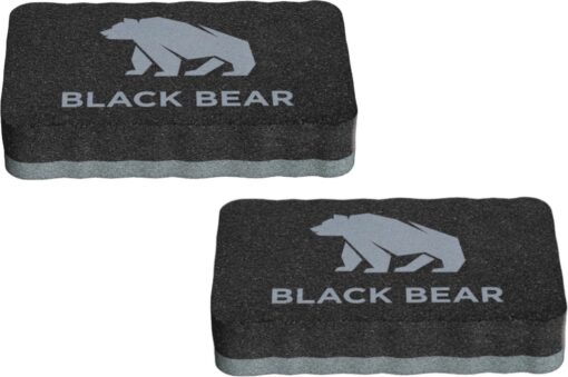 BlackBear Magnetische whiteboardwisser – zwart – 2 stuks