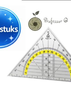 Professor Q Geodriehoek – 14 cm – 100 stuks