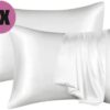 Professor Q Satijnen kussensloop – 60 x 70 cm – wit – 2 stuks