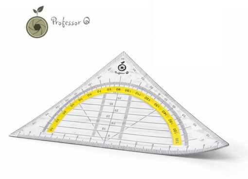 Professor Q Flexibele geodriehoek – 14 cm – 1 stuk