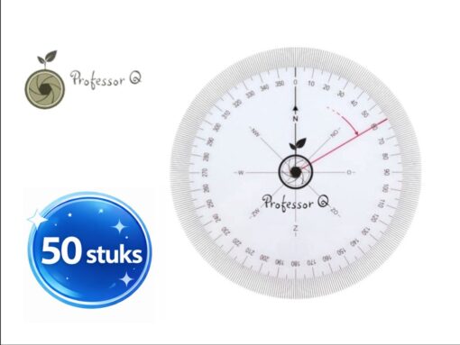 Professor Q Koershoekmeter 360° – 126 mm – 50 stuks