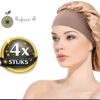 Professor Q Satijnen bonnet slaapmuts – goud – 4 stuks