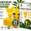 Professor Q Gele vangplaten voor planten – geel – 25 stuks
