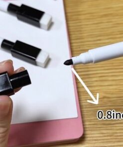 BlackBear Whiteboardmarkers – zwart – 10 stuks - detailfoto 2