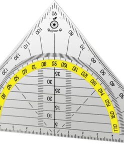 Professor Q Geodriehoek – 14 cm - detailfoto 3