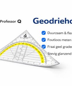 Professor Q Flexibele geodriehoek – 16 cm – 5 stuks - detailfoto 3