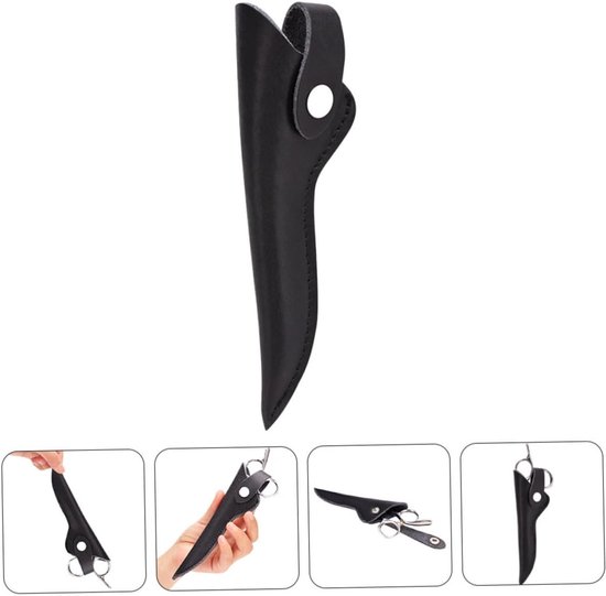 Professor Q Effileerschaar voor haar – met hoes – 18 cm – zilver - detailfoto 3
