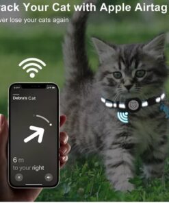 Professor Q Halsband met AirTag-houder – zwart - detailfoto 3