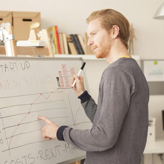 BlackBear Whiteboardmarkers – zwart – 100 stuks - detailfoto 3