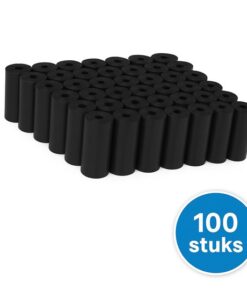 Professor Q LED-halsband voor honden – S – 100 poepzakjes – groen - detailfoto 3