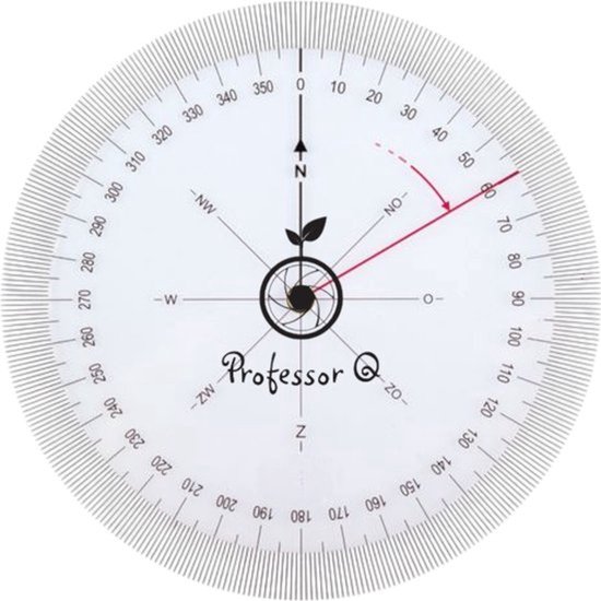 Professor Q Koershoekmeter 360° – 126 mm – 2 stuks - detailfoto 3