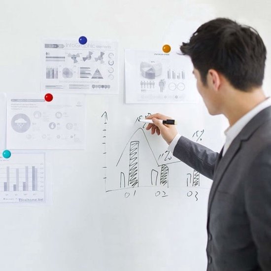 Professor Q Whiteboardmarkers – zwart – 18 stuks - detailfoto 3