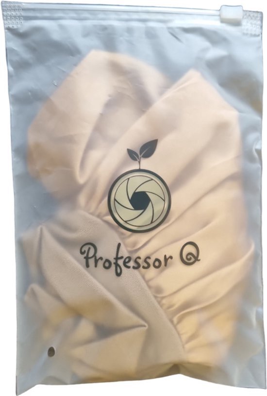 Professor Q Satijnen bonnet slaapmuts – goud – 3 stuks - detailfoto 3