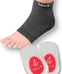 Professor Q Hielcomfort combinatieset – zwart / rood – 2 paar